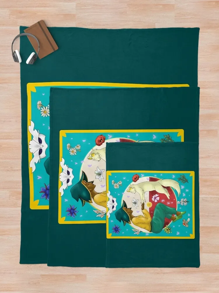 Летнее фланелевое одеяло для дивана и кровати Spiritfarer