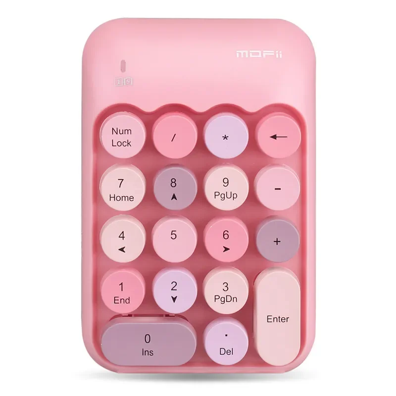 

2.4G Wireless Keyboard 18 Keys Numeric Keypad for Laptop Computer Digital Keyboard for PC Accounting Keyboard Makeup Series