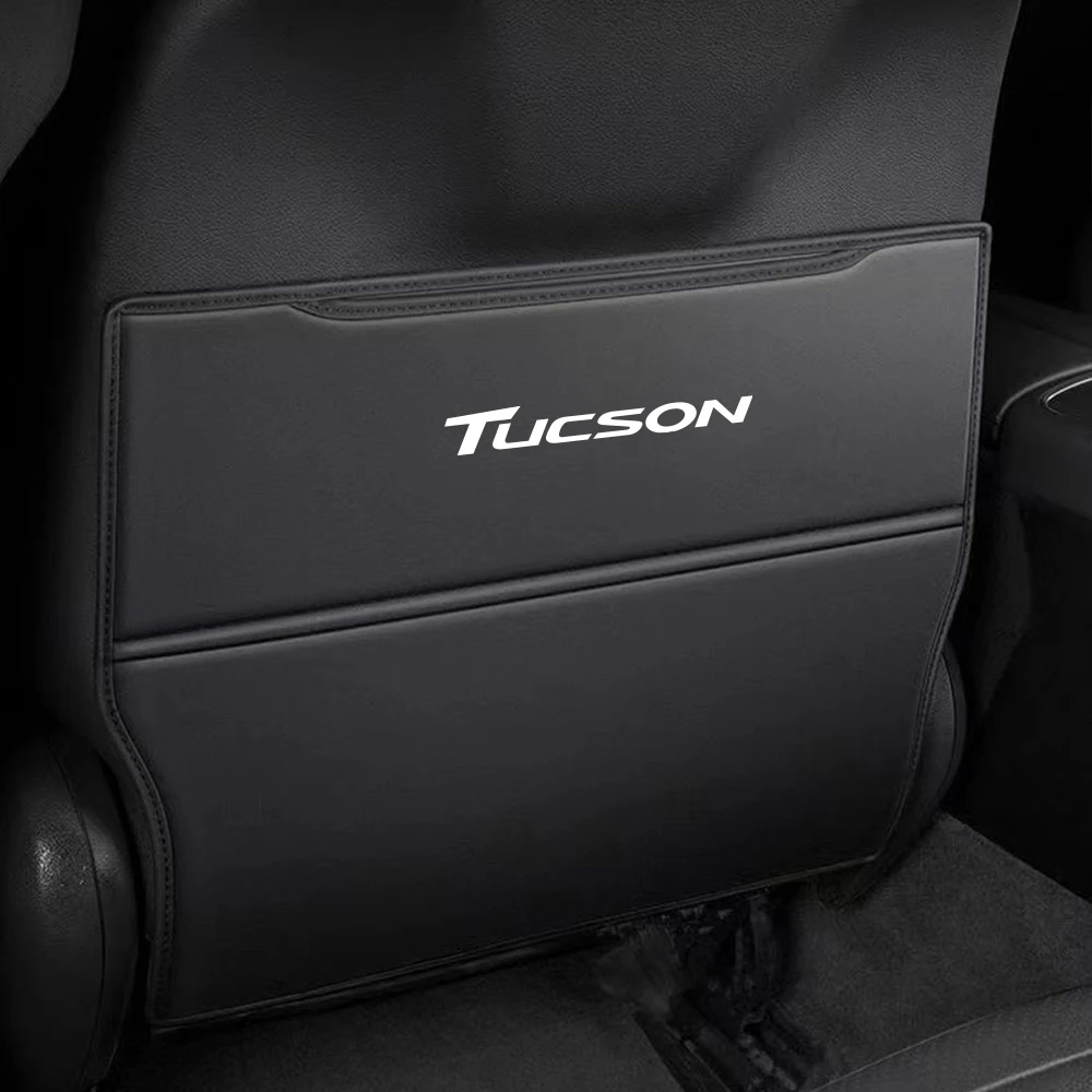 2 шт. кожаные автомобильные накладки на спинку сиденья для Hyundai Tucson Nx4 ix JM TL 2008 2016 2017