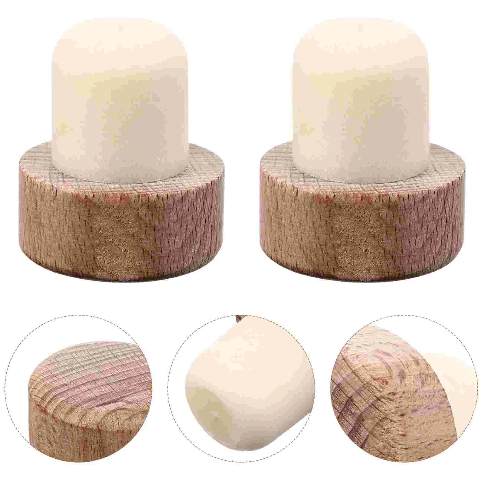 

6pcs bottle stopper corks sealing plug bottle cap beverage stopper vacuum saver for home kitchen wedding Stoppers glass bottles