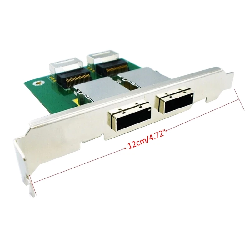 Плата серверного массива Mini SAS26p Pci с двумя мини-SAS-SFF-8087 и внешней интерфейсной