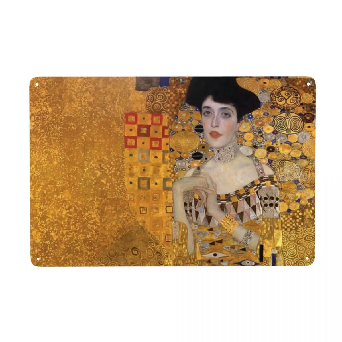 

Винтажные символические таблички Gustav Klimt на заказ, художественные металлические таблички для ворот, сада, двора, мужской пещеры, бара, Насте...