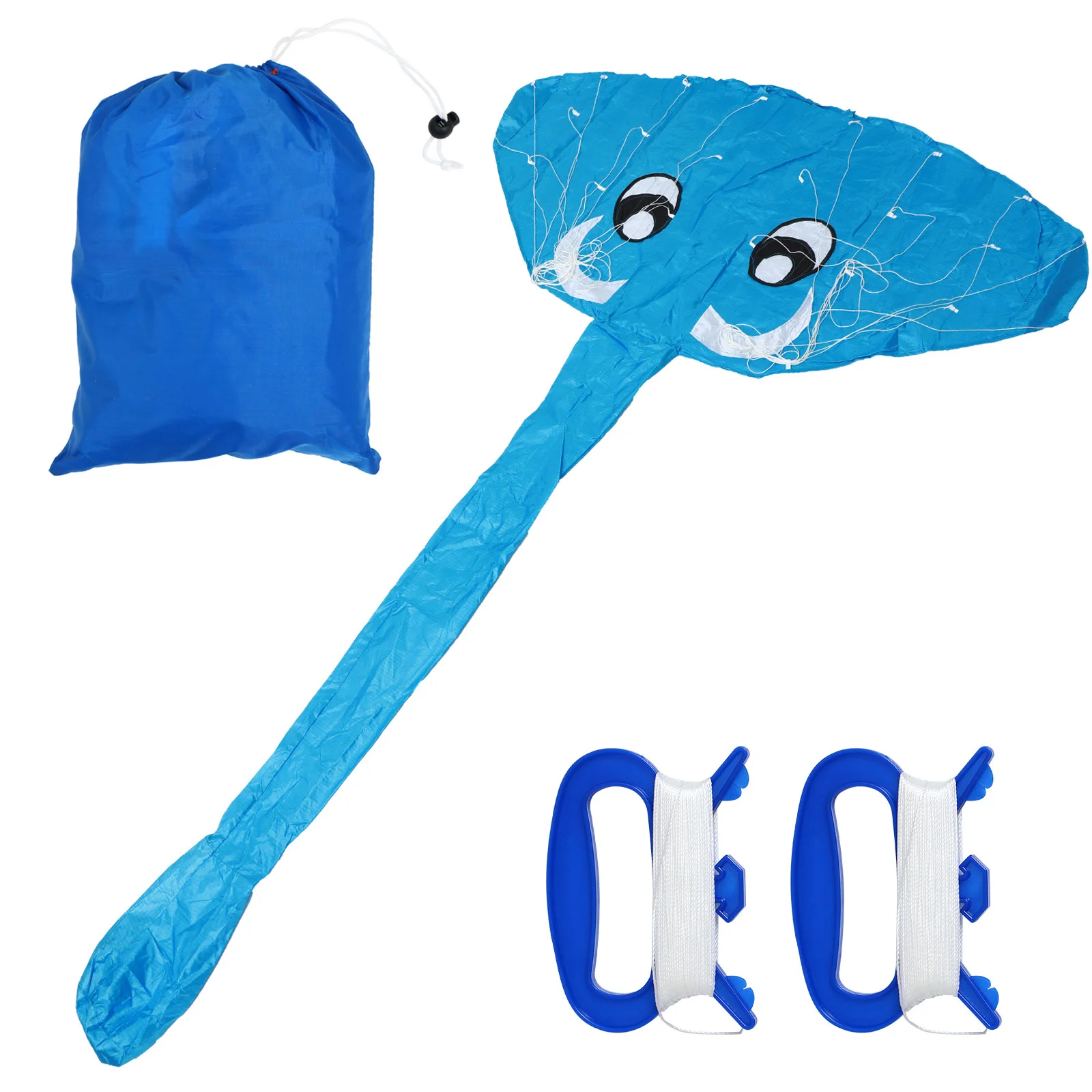 

1 Set Chic Durable Funny Elephant Kite Frameless Elephant Kite Long Tail Kite