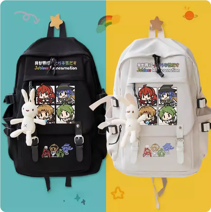 Школьный ранец с принтом аниме
