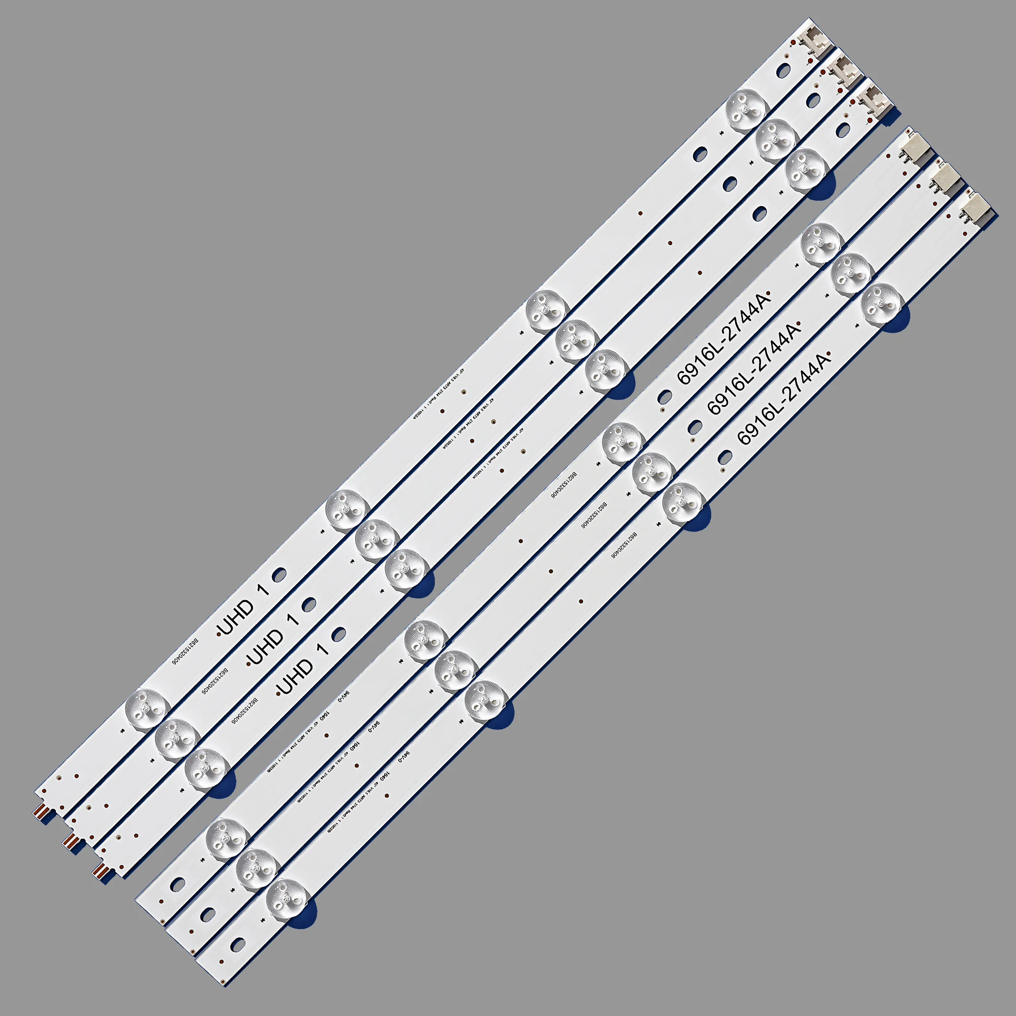 

NEW 3 PCS 8LED LED backlight strip for LG HC430DGN-SLNX1 43UH620V 43UF6400 43UF640V 43UF6407 43UH610V 43UH619V 43UH603V