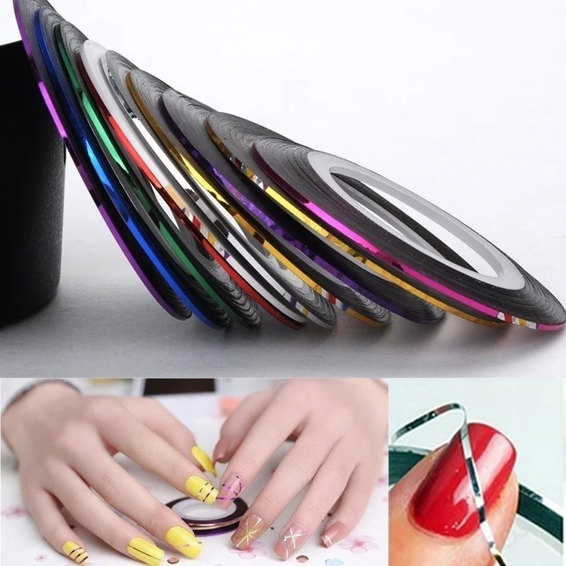 

Sdotter Roll Striped Nail Art Painting Line Sticker