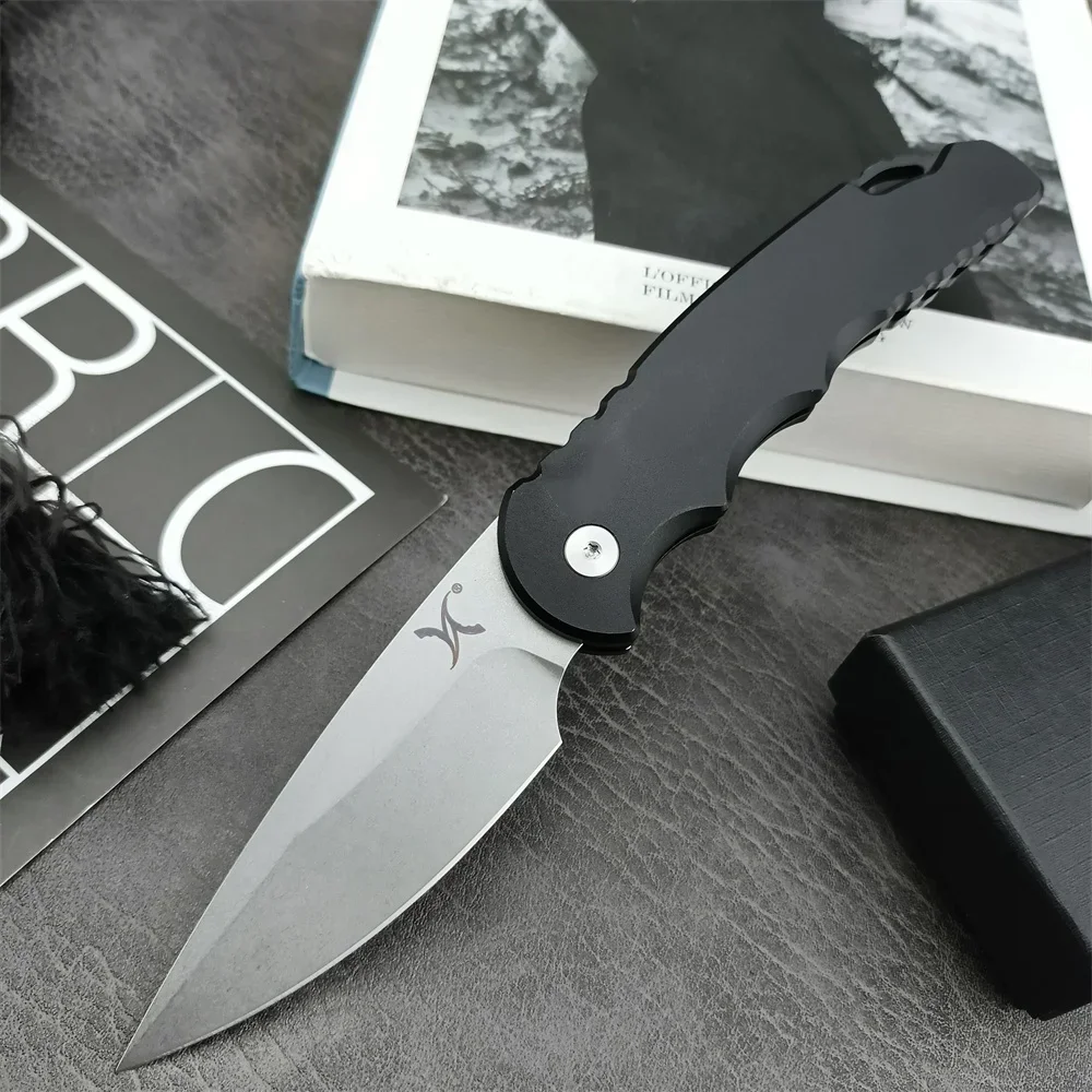 HUAAO T501 Складной Карманный Нож D2 Лезвие Из Нержавеющей Стали Ручка Алюминиевого