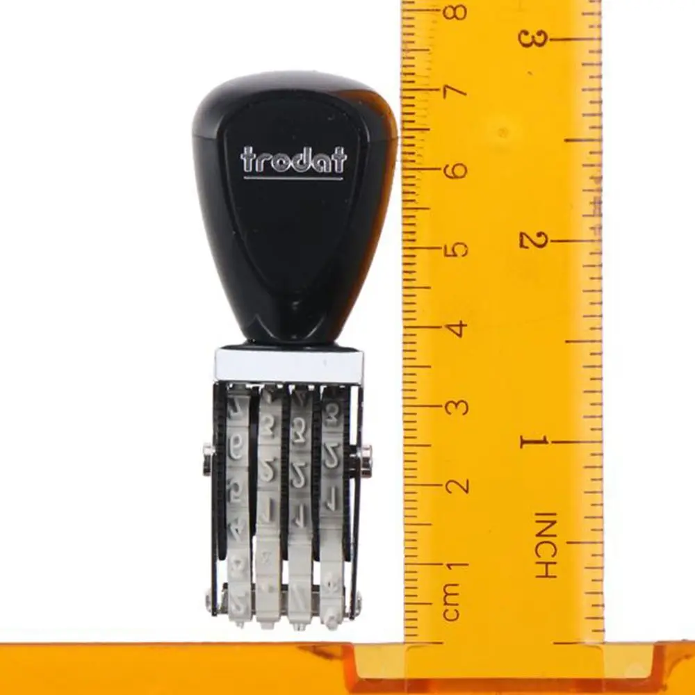 DIY 4 6 или 8-значный штамп с номером персонализированные сменные роликовые штампы
