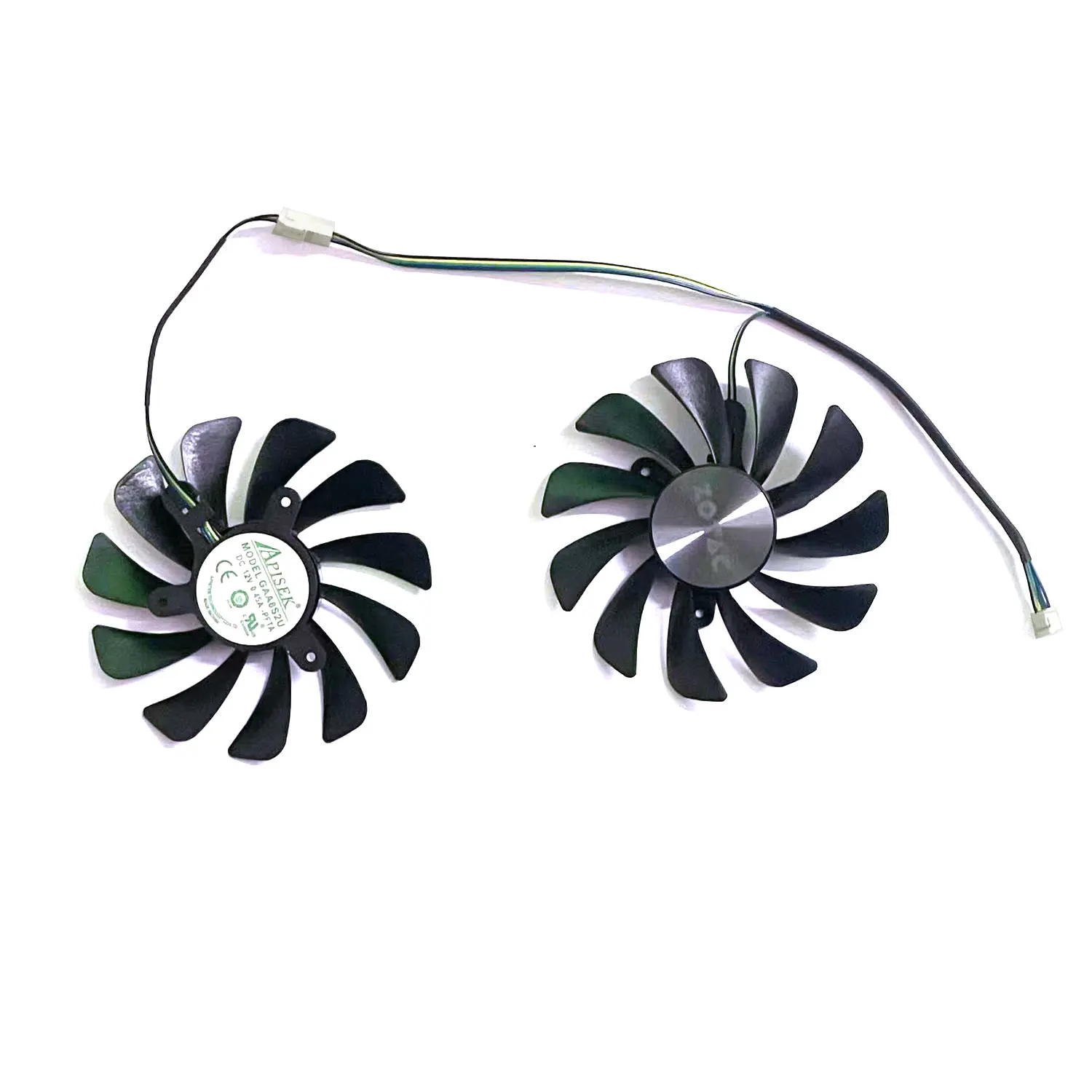 Фото Вентилятор для видеокарты ZOTAC GeForce GTX1070ti 1080ti 11GB AMP, 95 мм, 4-контактный, GAA8S2U, для GTX1080TI GPU №1
