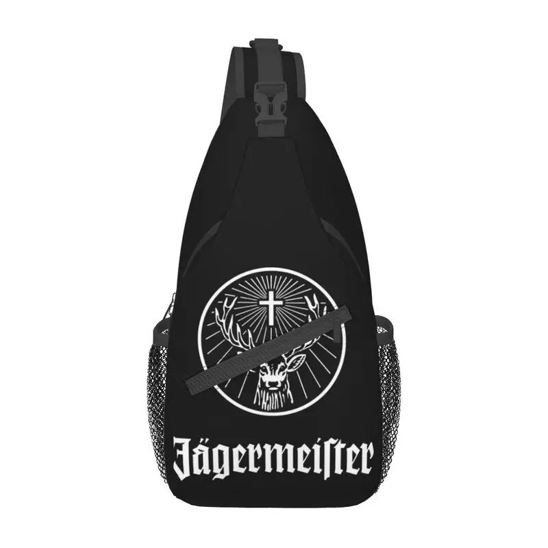 

Jagermeister Logo Sling Chest Bag Custom Crossbody Shoulder Backpack for Men Travel Hiking Daypack