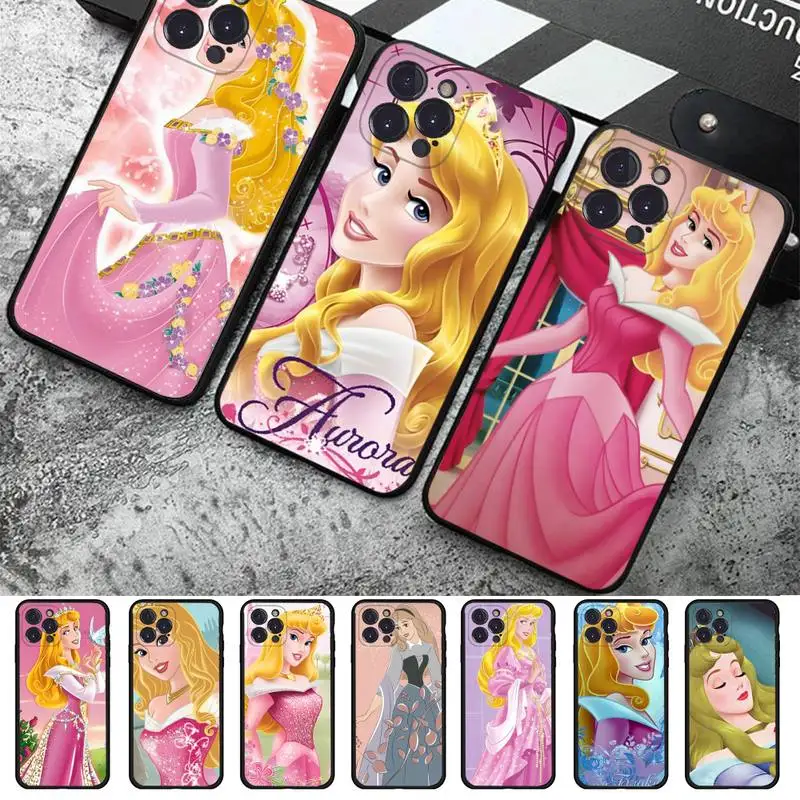 

Disney Sleeping Beauty Princess Aurora Phone Case For iPhone 14 11 12 13 Mini Pro XS Max Cover 6 7 8 Plus X XR SE 2020 Funda