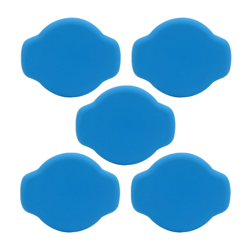 

5 шт., колпачки для кувшина, 5 галлонов, многоразовые колпачки для бутылок с водой, силиконовая крышка без пролива, подходит для бутылок с кувш...