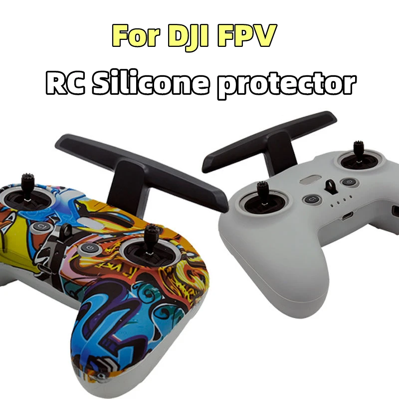 For DJI FPV Silicone Protective Case Combo Rover Personalized RC Case Handle Scratch and Drop Resistant For DJI Accessories