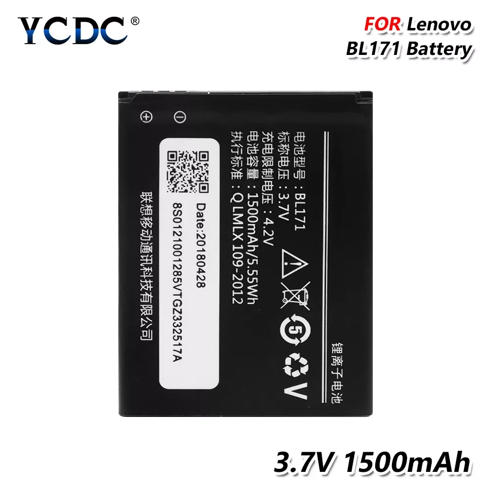

Li-Po BL171 BL 171 Battery 1500mAh For Lenovo A65 A390 A390T A370E A376 Smart Phone A319 A356 A368 A370E A376 A390T
