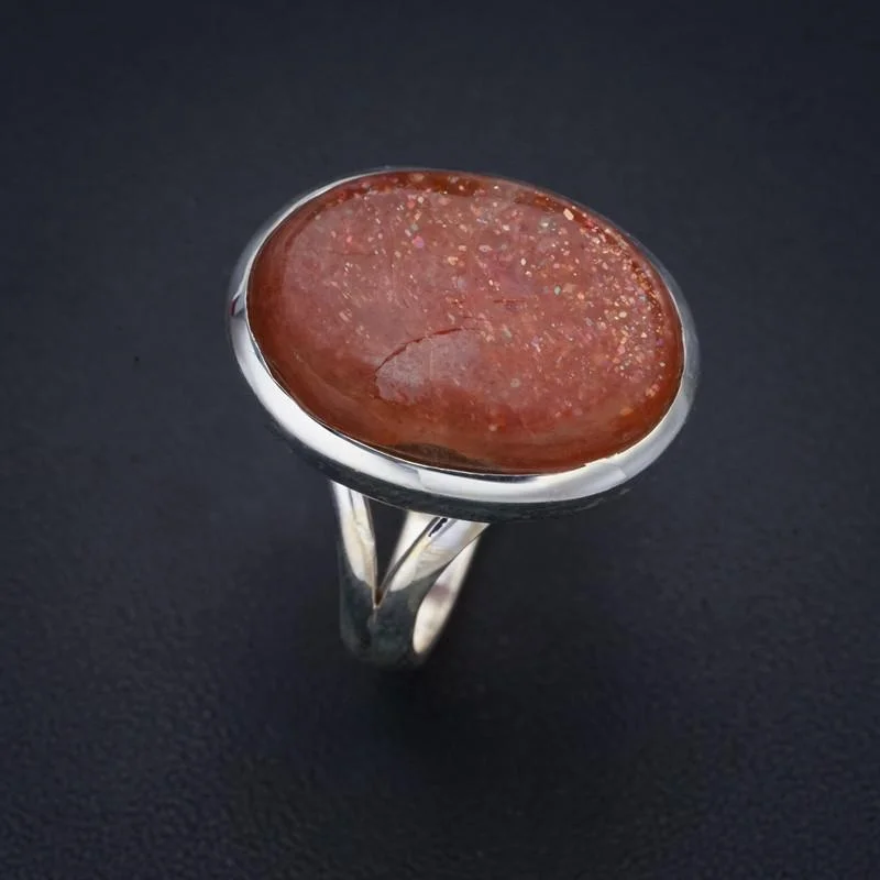 

StarGems Calcite Handmade 925 Sterling Silver Ring 9.5 F1969