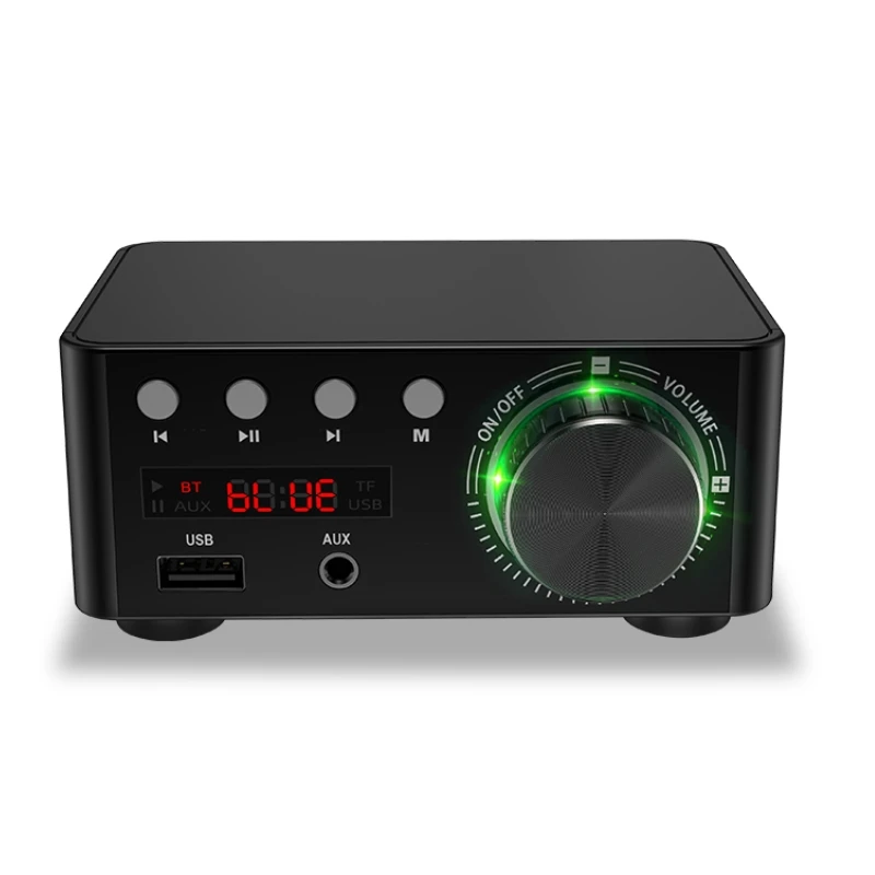 

HIFI 5.0 Bluetooth Amplifier board 50WX2 Stereo Digital Power Audio AMP Amplificador Home Theater USB TF Card Player