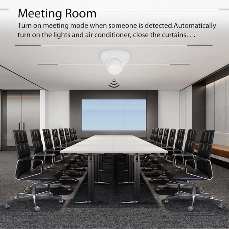 Беспроводной детектор присутствия человека Tuya Zigbee радар 24 ГГц с Wi-Fi