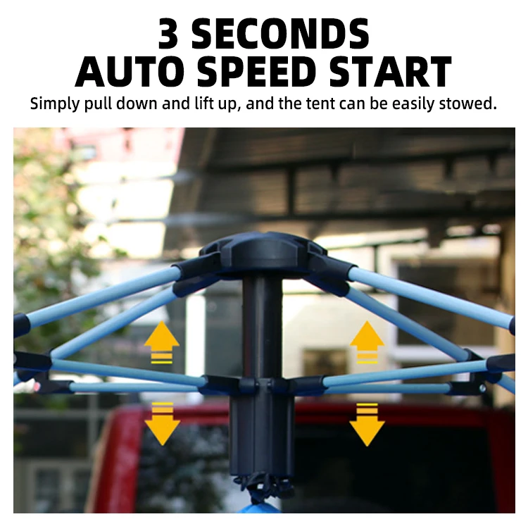 Автоматическая 3-секундная портативная многоцелевая мягкая палатка со