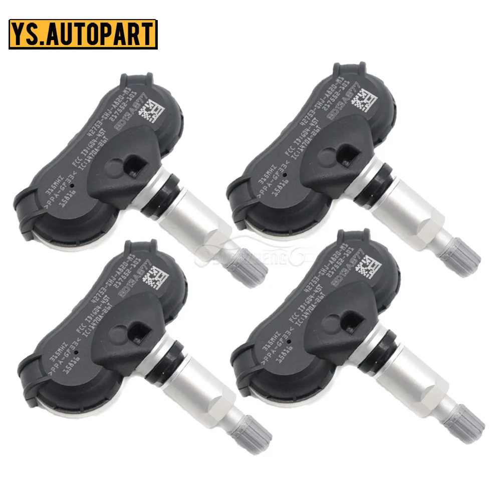 42753-SHJ-A820 автомобильный TPMS датчик давления в шинах, подходит для Honda Ridgeline Odyssey Element 315 МГц 42753-SHJ-A820-M1