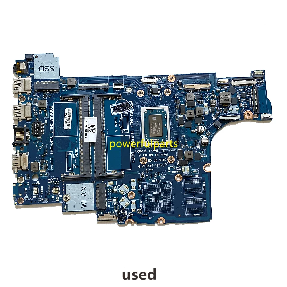 

Working Ok For Dell Inspiron 15 3585 Laptop Motherboard Ryzen 3 2200U Cpu On-Board 0525HD CAL51 LA-F121P Used Tested Well