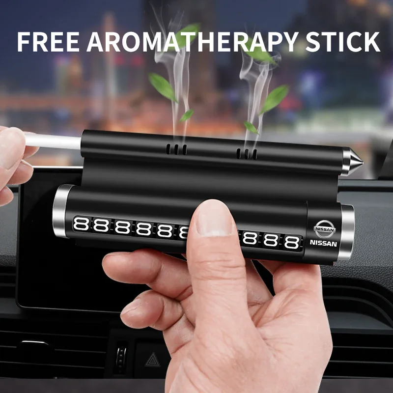 Стайлинг автомобиля временная парковочная карта номерной знак телефона для Nissan