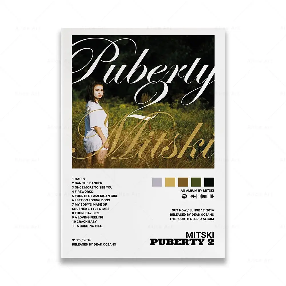 

Постер Митски "Be The Cowboy" на холсте