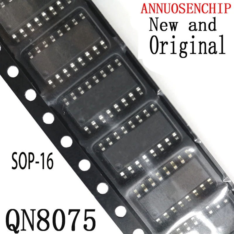 10 шт. Новый и оригинальный SOP16 8075 SOP-16 SOP чип FM радио QN8075