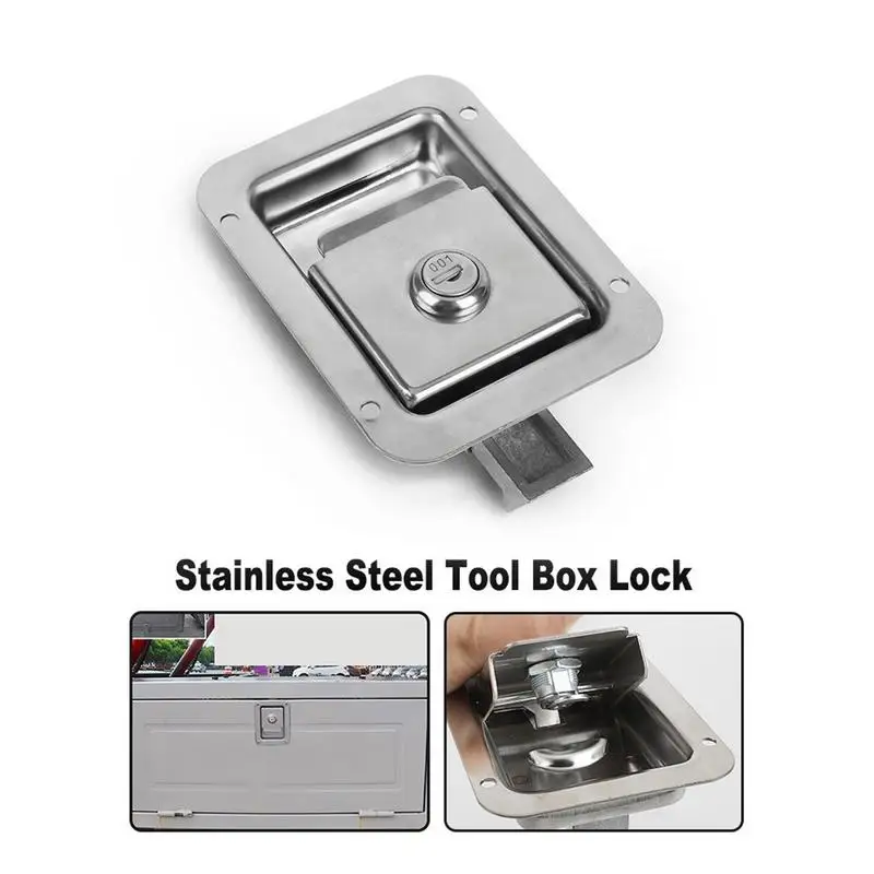 Замок для ящика инструментов грузовика сменная ручка мебельные защелки с