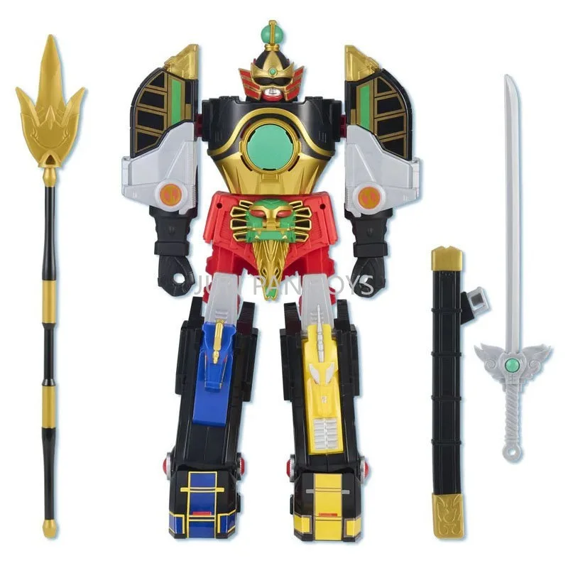 Фото Оригинальная фигурка Playmates Power Rangers Re-Ignition Season 2 Thunder Megazord PM68695 со светом и звуком, коллекционная игрушка-робот №5