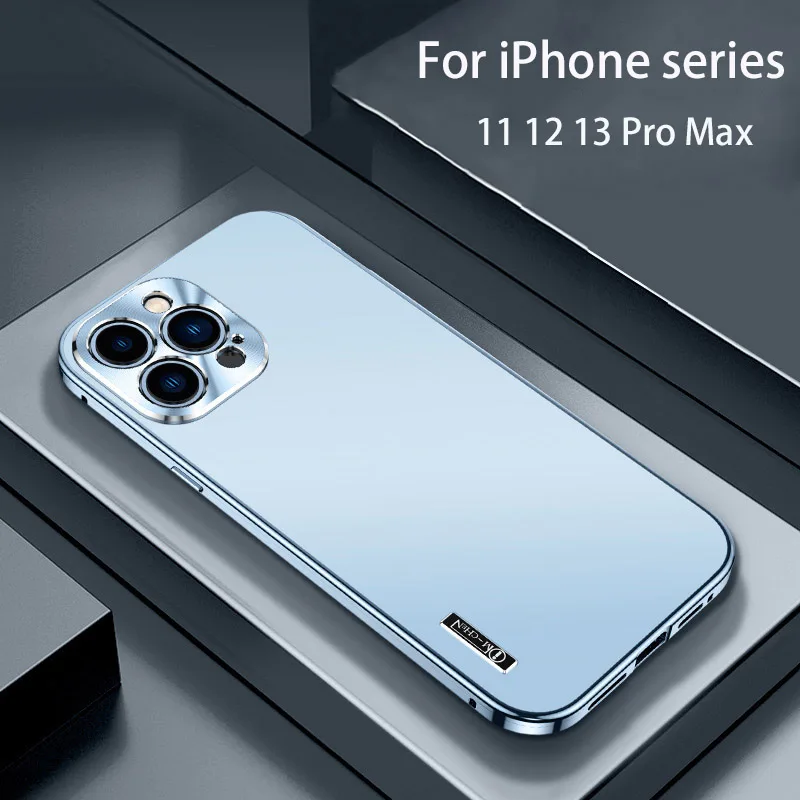 

Металлический магнитный чехол для IPhone13 12 Pro Max, защитный чехол для камеры для IPhone 11 Pro Max, сопоставимый с оригинальным чехлом