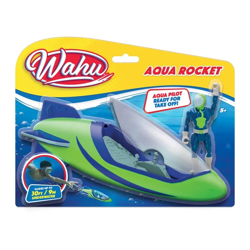 

Green/Blue Water & Pool Toy - Glides up to 30' Underwater, Child Ages 5+