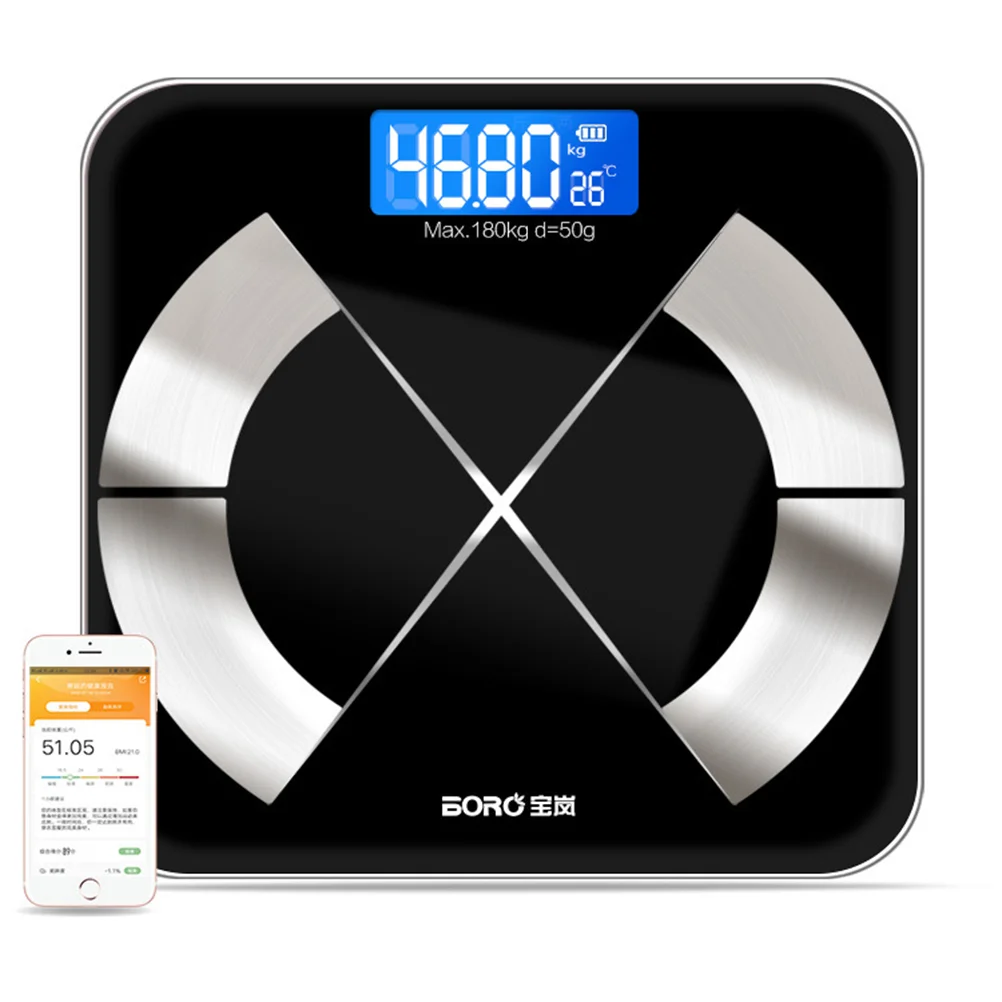 

Weight Scale Digital Electronic Health Scale with Display USB Powered (Black)