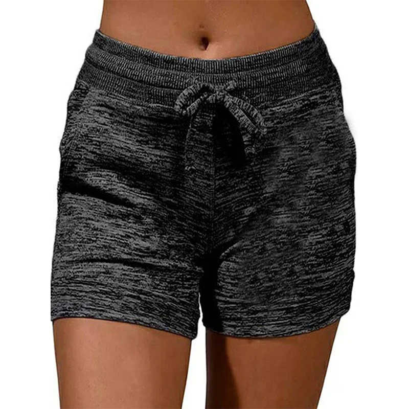 Летние женские повседневные шорты для йоги подтяжки бедер Спортивная модная
