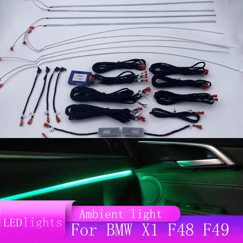 

For BMW X1 F48 F49 LED Atmosphere Light Ambient Lamp LED Decorate Interior Environment LED Bar Footlamp