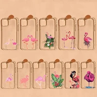 maiyaca flamingo phone case for iphone 11 12 13 mini pro xs max 8 7 6 6s plus x 5s se 2020 xr clear case