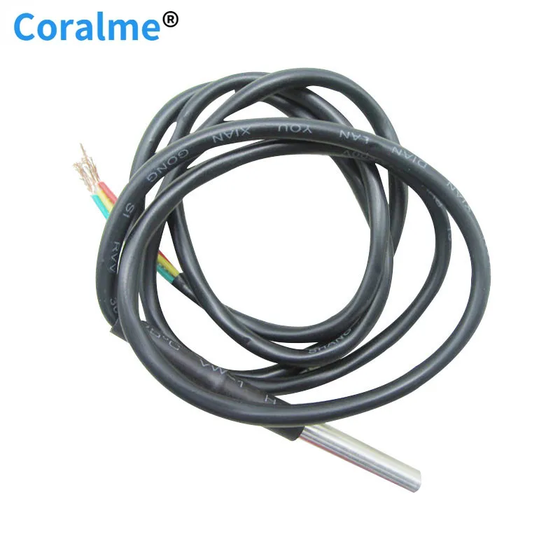 Водонепроницаемый датчик температуры DS18b20 зонд из нержавеющей стали 1 м 18B20 |