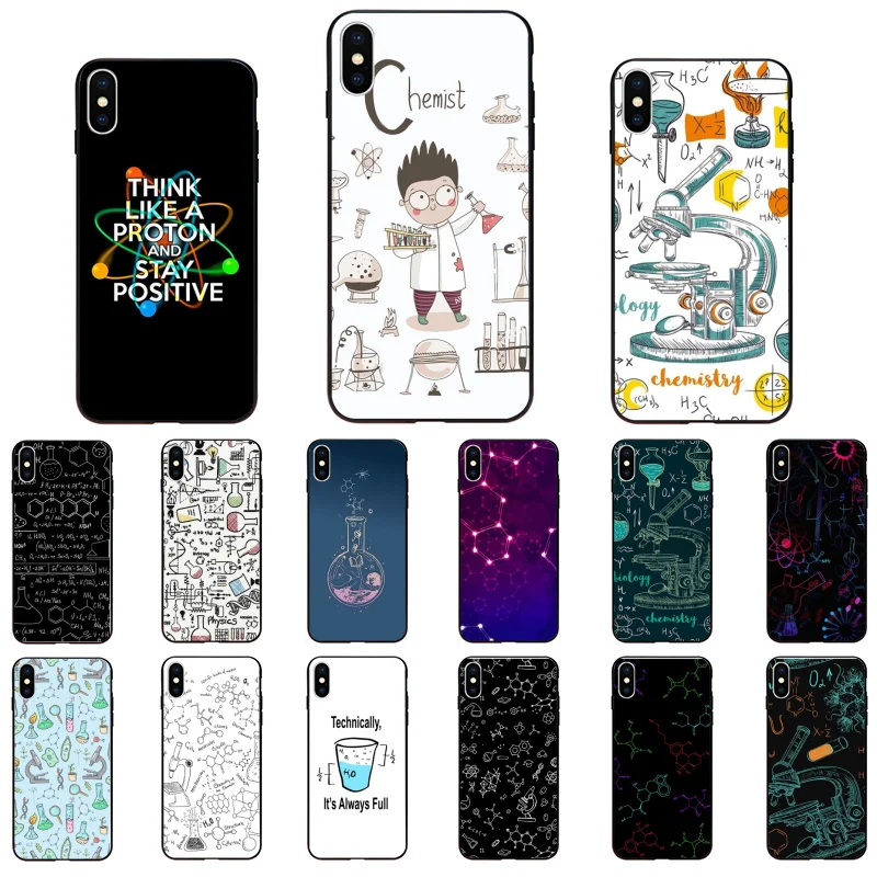 

Biology and Chemistry Phone Case For iPhone 11 12Pro Max Case For iphone 13 Pro Max 12 mini 11 XS MAX X XR SE2 8 7 Plus Case