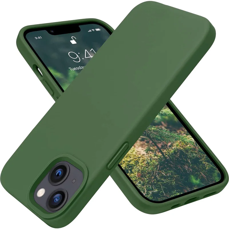 

Luxury Liquid Silicone Case For iPhone 13 12 Pro Max XR Case Soft Phone Cover For iPhone 11 Pro Max Mini X XS 7 8 Plus 6S Cases