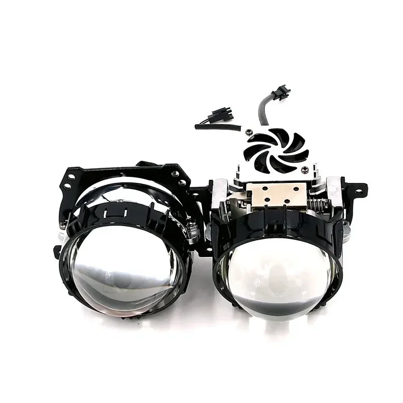 72 Вт Bi светодиодный глаза ангела проектор дополнительные лампы H7 H4 H1 9005 9006