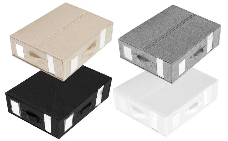 

Foldable Comforter Storage Bag Large Capacity Quilt Blanket Sorting Bag Dustproof Clothing Closet storage Organizer With Handle