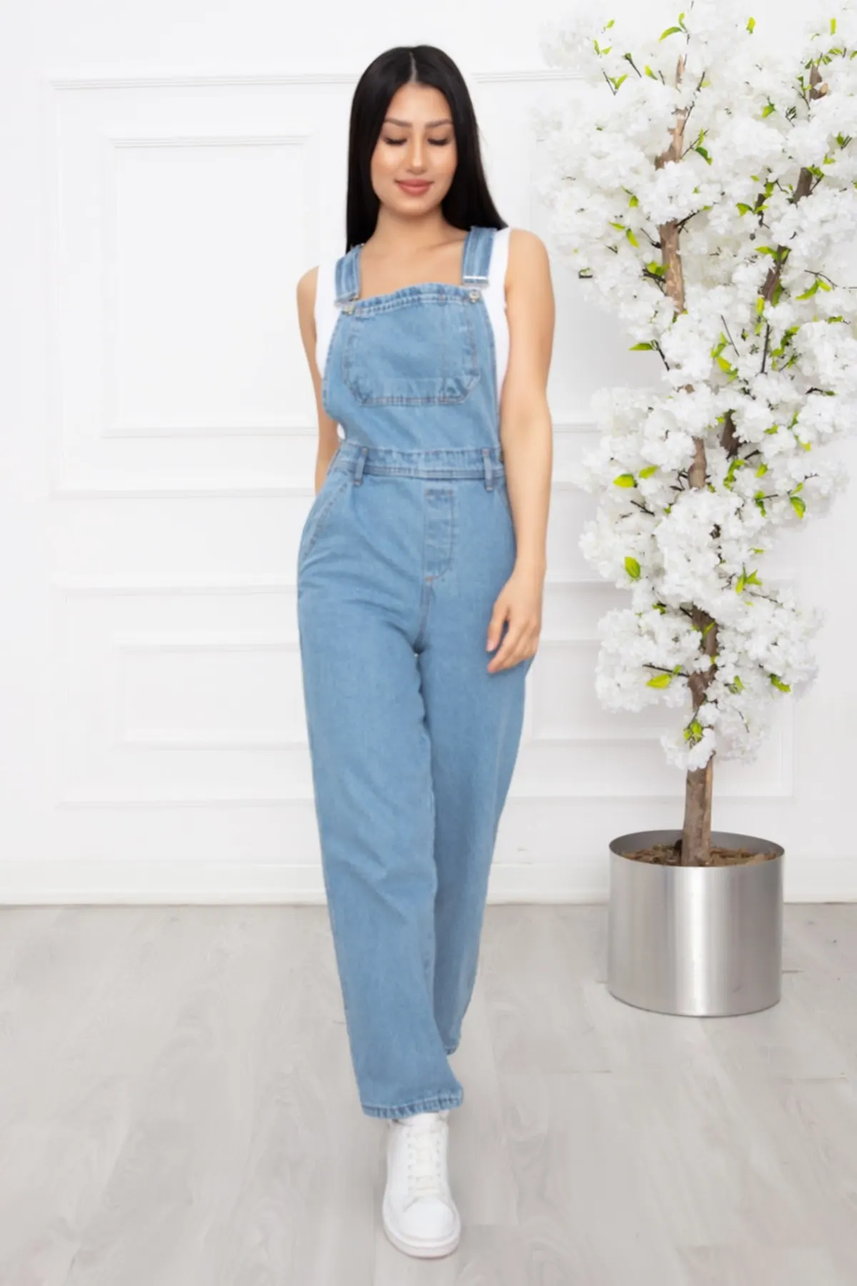 

Women's Overalls Blue Style Hot Casual Sleeveless Loose Baggy Trousers Jumpsuit Pants Romper Jumpsuit Jumpsuit Pants Romper Jumpsuit