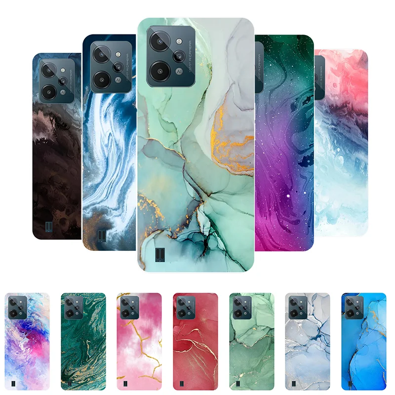 

for Fundas Realme C31 Case Soft Silicone Marble Back Cover Phone Cases for Realme C31 RMX3501 C 31 Case RealmeC31 4G Coque