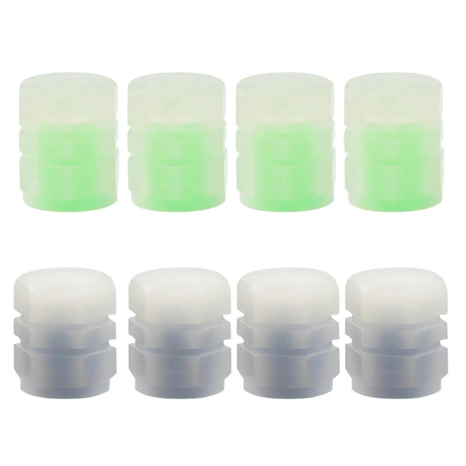 

4Pcs Car Tire Valve Stem Caps Luminous Noctilucous for Bike Trucks