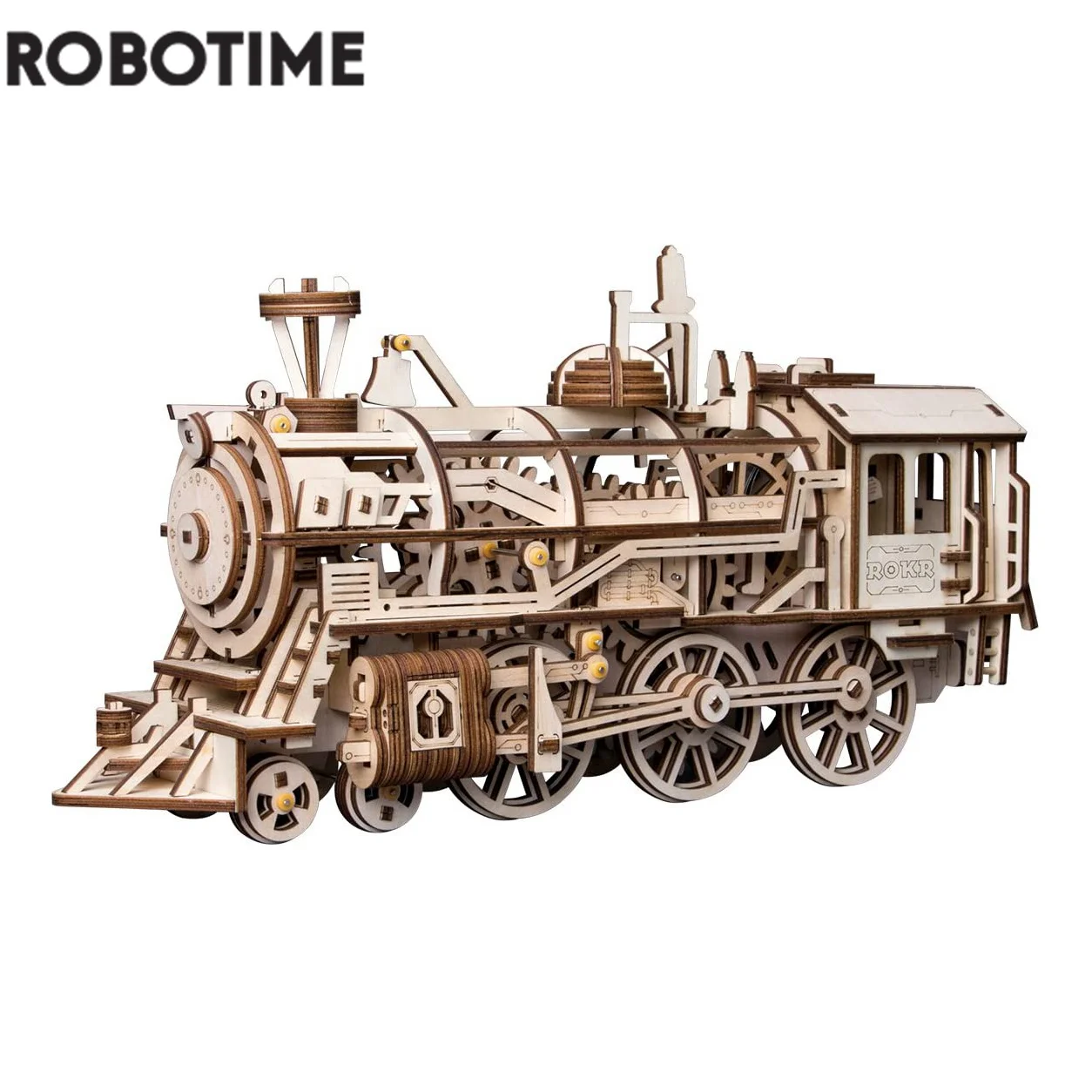 Robotime 4 Kinds DIY Laser Cutting 3D Mechanical Model Woode