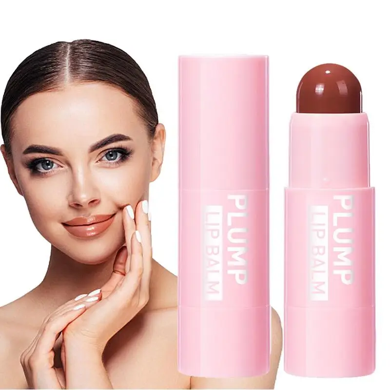 

Бальзам для губ с пухлым эффектом, 4 цвета, блеск для губ с пухлым эффектом, дневной и ночной блеск для губ, натуральный Уход за губами, сыворотки для губ более полных, увлажняющий крем для губ