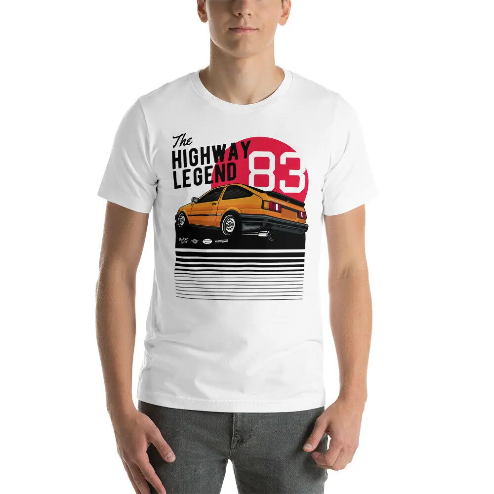 

Футболка унисекс с коротким рукавом для Toyota Corolla Levin JDM футболка Racing