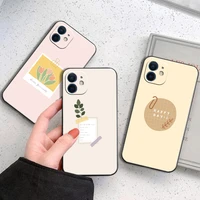 cartoon healing ins style for apple iphone 13 12 11 pro 12 13 mini x xr xs max se 5 6 6s 7 8 plus phone case back soft