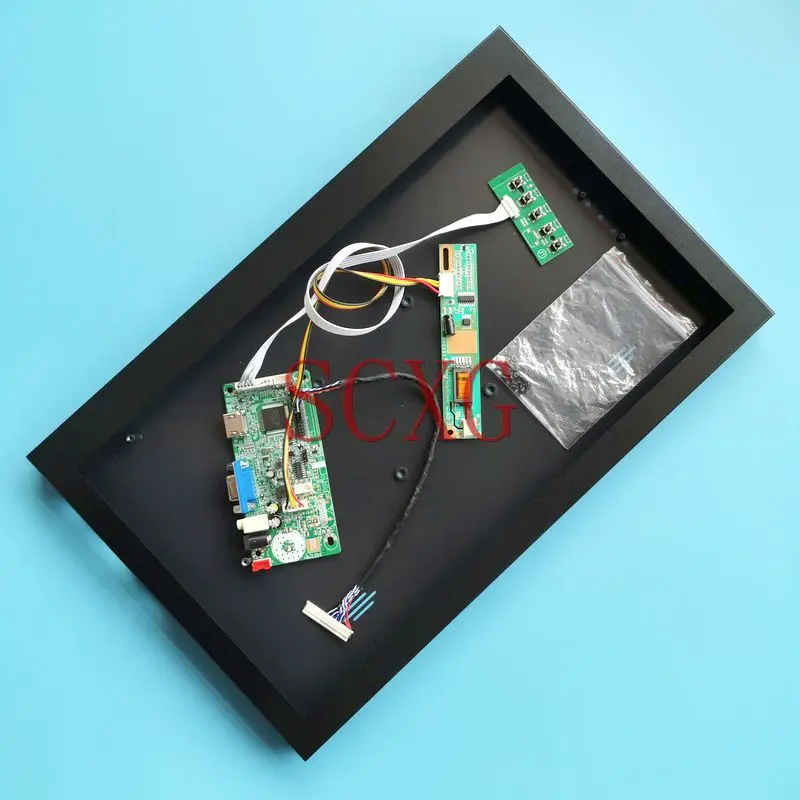

Fit N154Z3 N154Z1 B154SW01 LP154WE2 LP154W02 30Pin LVDS LCD Matrix Metal Case+58C Controller Board 15.4" 1680*1050 1CCFL DIY Kit