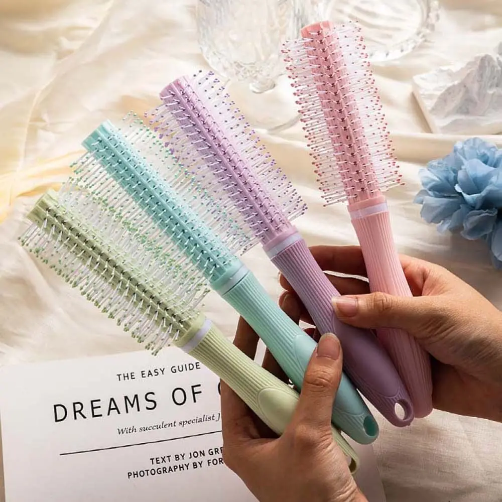 

New Spiral Hot Hair Comb Pear Head Styling Curly Hair Comb Home Fluffy Blowing Hair Inside-out Roller Comb Curly Hair Comb