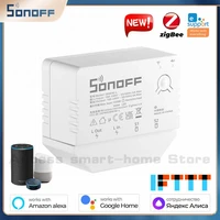 sonoff zbmini l zigbee 3 0 smart switch no neutral wire required voice app remote control 2 way works with alexa google home
